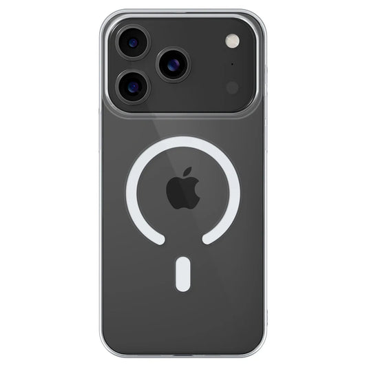iPhone 17 Series MagSafe Shockproof Transparent Back Case