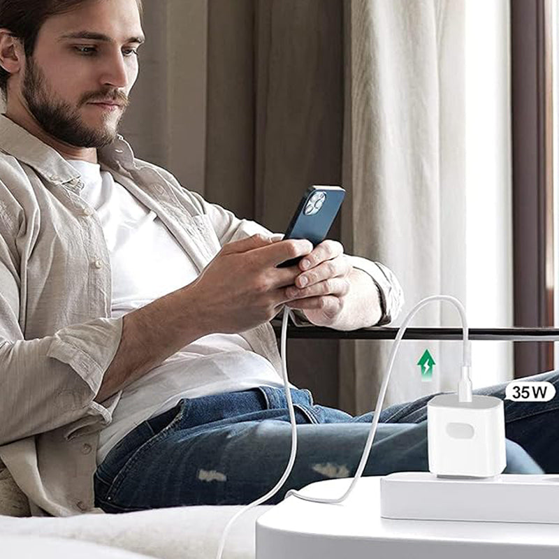 35W Fast Charging Dock + Type-C Cable for iPhone 17 & 16 Series