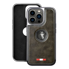 Load image into Gallery viewer, iPhone 13 Pro Max Premium Quality Leather with Logo Open Case
