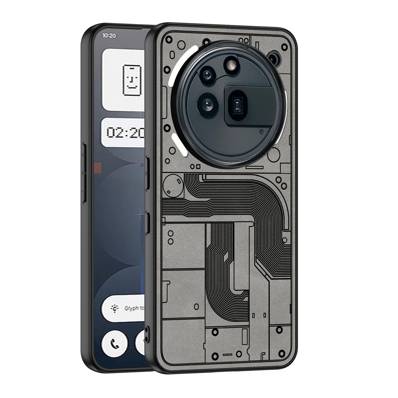 Nothing Phone 3A / 3A Pro GKK Matte Soft‑Touch Shockproof Case – PU + TPU + PC Triple‑Layer Protection
