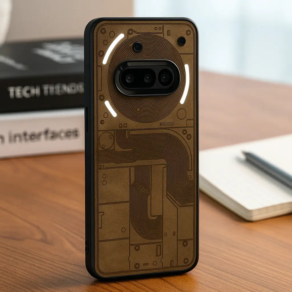 Nothing Phone 3A / 3A Pro GKK Matte Soft‑Touch Shockproof Case – PU + TPU + PC Triple‑Layer Protection