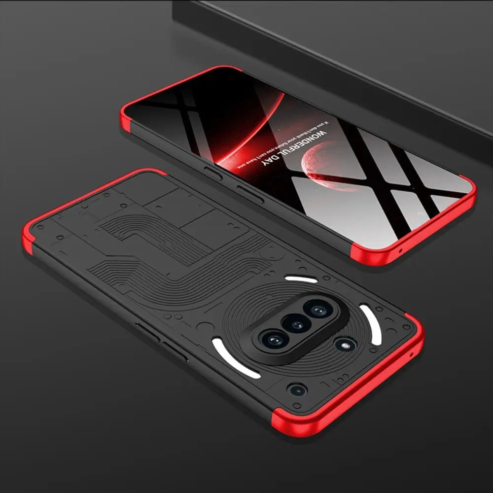 GKK 360° Frosted Splicing Shield Case for Nothing Phone Series – Full Body 3-in-1 Hard Back Cover