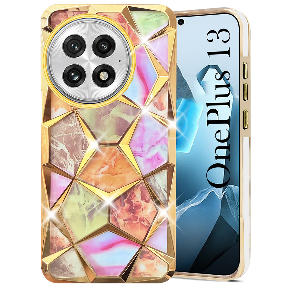 OnePlus Series Glitter Diamond Case – Dual Design Sparkle Back Cover for Stylish Protection