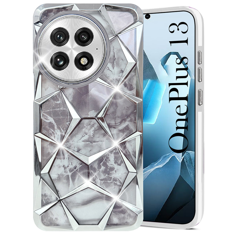 OnePlus Series Glitter Diamond Case – Dual Design Sparkle Back Cover for Stylish Protection