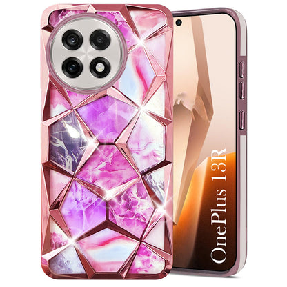 OnePlus Series Glitter Diamond Case – Dual Design Sparkle Back Cover for Stylish Protection
