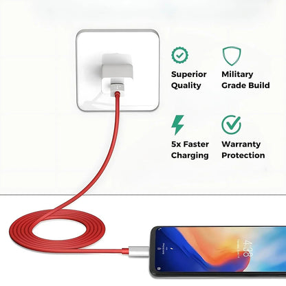 OnePlus 100W Ultra Fast Charger with Type-C SUPERVOOC Cable – Dash Charge Supported