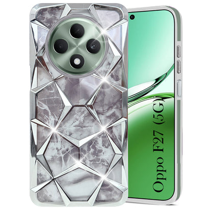 Oppo F27 Pro Glitter Diamond Case – Dual Design Sparkle Back Cover for Stylish Protection