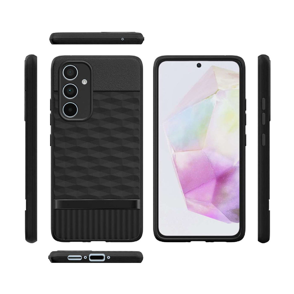 Galaxy A35 Luxury Hexa Cube Design Back Case