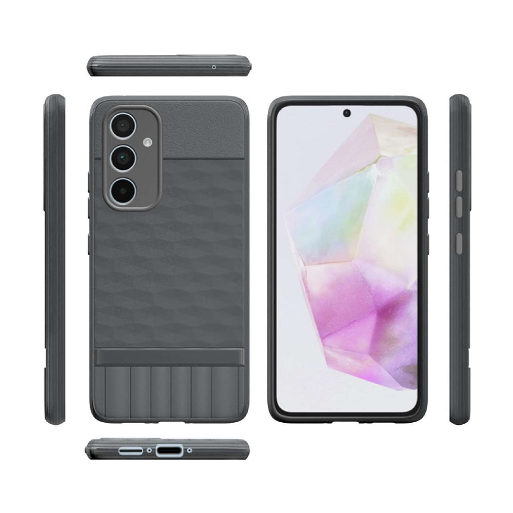 Galaxy A35 Luxury Hexa Cube Design Back Case