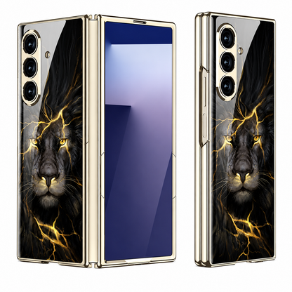 Galaxy Z Fold8 Ultra Lion Pattern Ultra High Protection Back Case