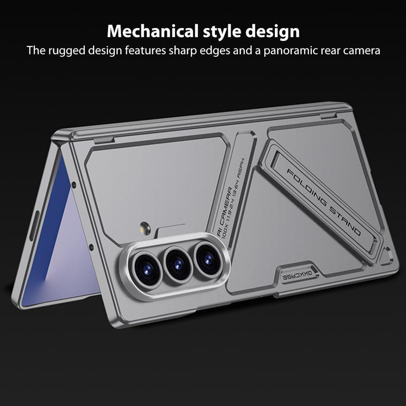 Galaxy Z Fold8 Ultra GKK Matte Leather Folding With Stand Case