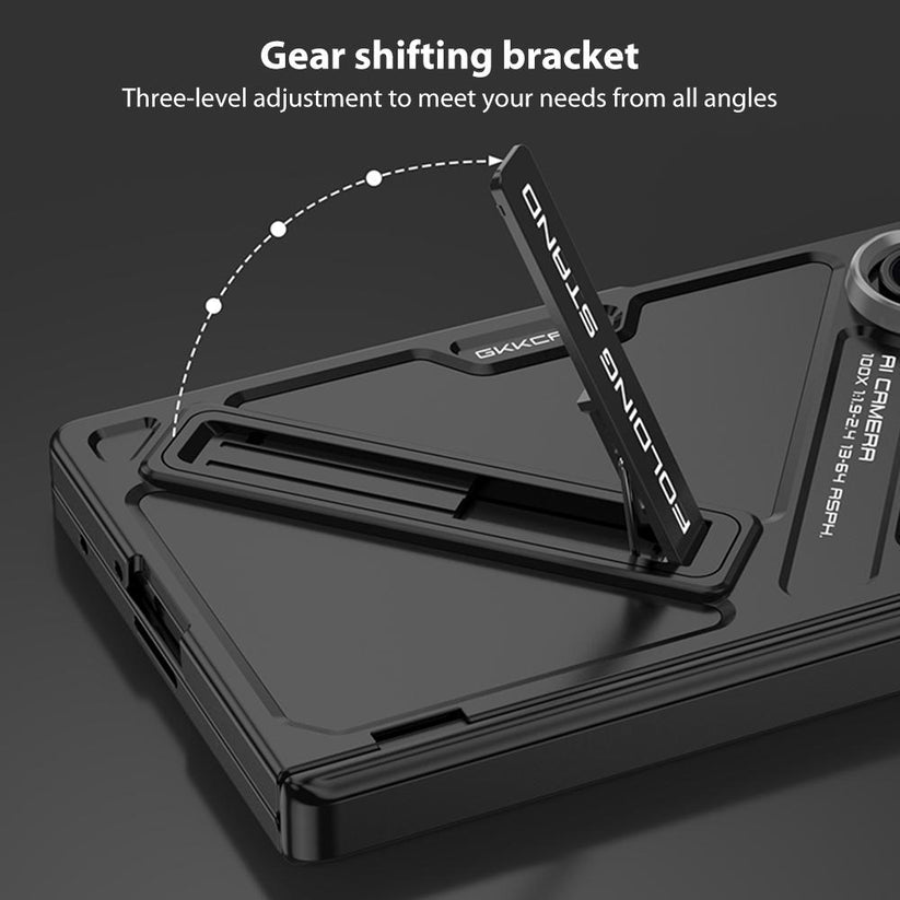 Galaxy Z Fold8 Ultra GKK Matte Leather Folding With Stand Case