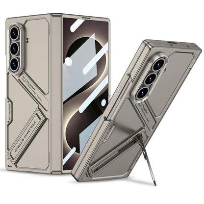 Galaxy Z Fold8 Ultra GKK Matte Leather Folding With Stand Case