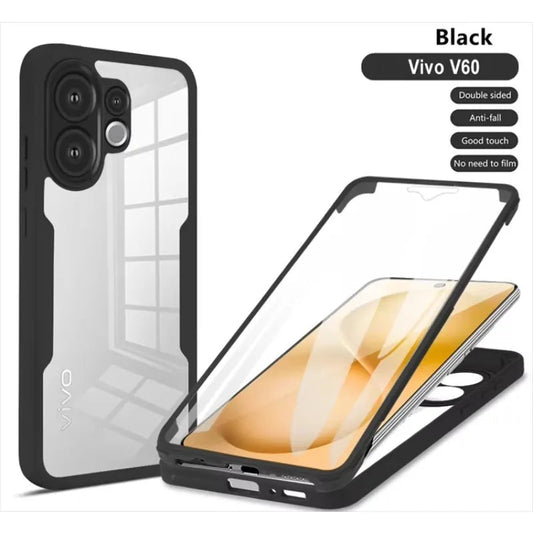 VIVO V60 Shockproof Protective Shell Transparent Clear Case