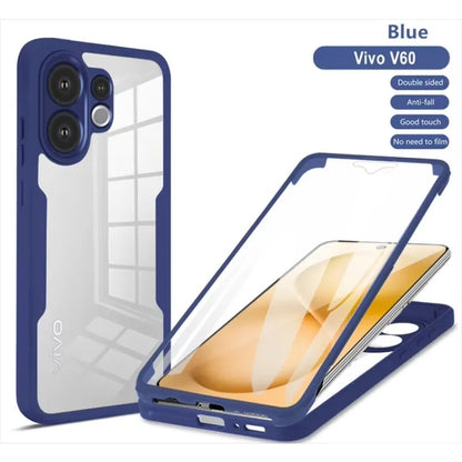 VIVO V60 Shockproof Protective Shell Transparent Clear Case