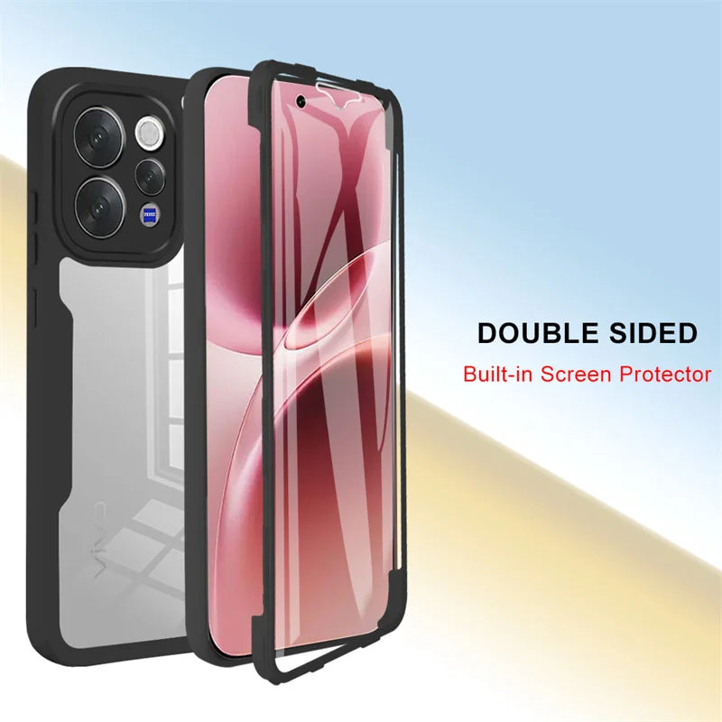 VIVO V70 Shockproof Protective Shell Transparent Clear Case