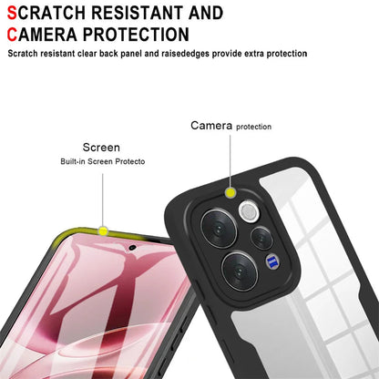 VIVO V70 Shockproof Protective Shell Transparent Clear Case