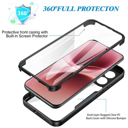 VIVO V70 Shockproof Protective Shell Transparent Clear Case