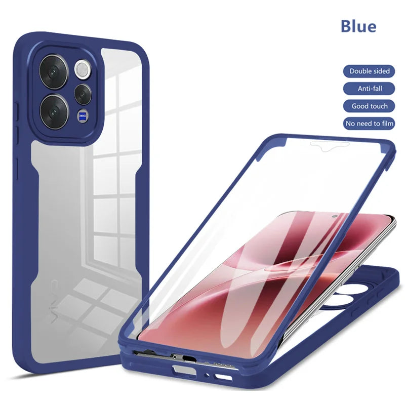 VIVO V70 Shockproof Protective Shell Transparent Clear Case
