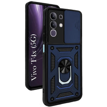 Load image into Gallery viewer, Vivo T4X 5G Hybrid Dual Armor Case with Camera Slide Cover – Shockproof Polycarbonate Protection
