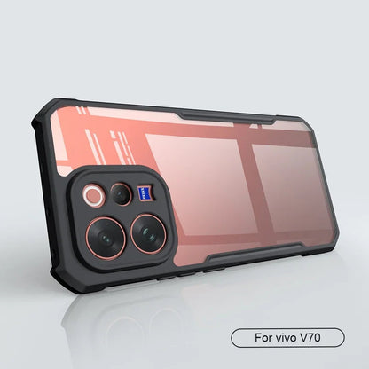 VIVO V70 Shockproof Protective Shell Transparent Clear Case