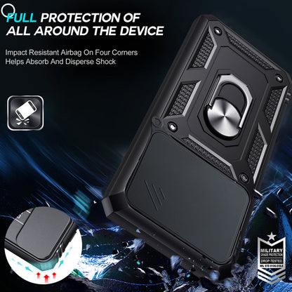 Vivo Y39 5G Hybrid Dual Armor Case with Camera Slide Cover – Shockproof Polycarbonate Protection