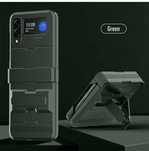 Load image into Gallery viewer, Galaxy Z Flip3 Luxury Kickstand Shockproof Hinge Protect Folding Case
