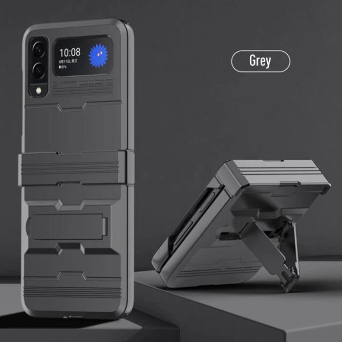 Galaxy Z Flip3 Luxury Kickstand Shockproof Hinge Protect Folding Case