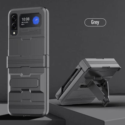 Galaxy Z Flip3 Luxury Kickstand Shockproof Hinge Protect Folding Case