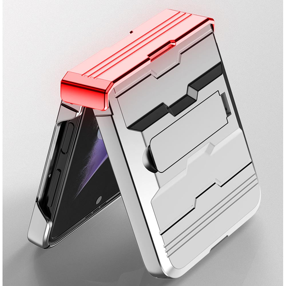 Galaxy Z Flip3 Luxury Kickstand Shockproof Hinge Protect Folding Case