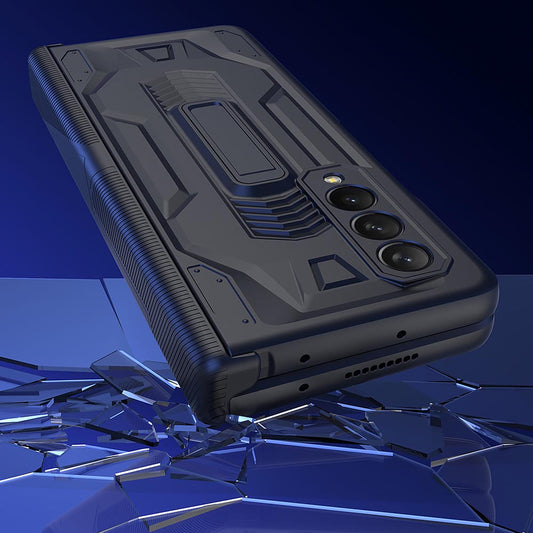 Galaxy Z Fold4 Hinge Magnetic Coverage Amor Kickstand Case