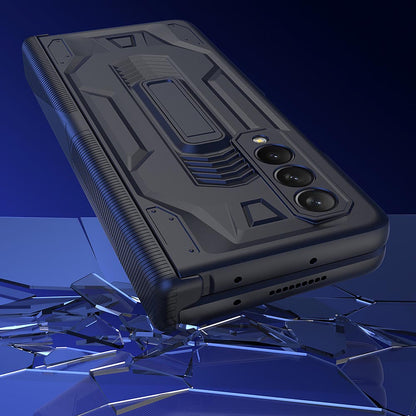 Galaxy Z Fold3 Hinge Magnetic Coverage Amor Kickstand Case