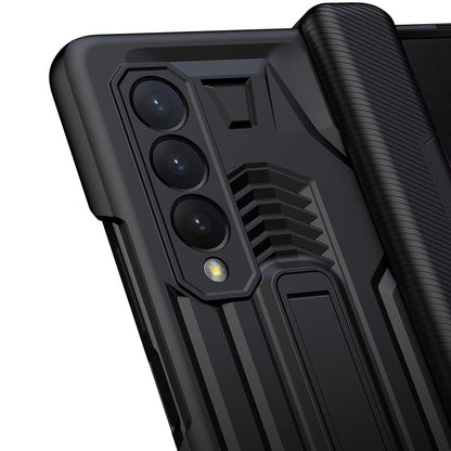 Galaxy Z Fold3 Hinge Magnetic Coverage Amor Kickstand Case