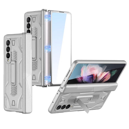 Galaxy Z Fold4 Hinge Magnetic Coverage Amor Kickstand Case