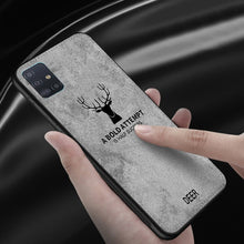 Load image into Gallery viewer, Galaxy A71 Cloth Deer Pattern Inspirational Soft Case
