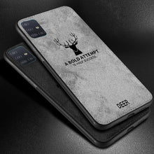 Load image into Gallery viewer, Galaxy A71 Cloth Deer Pattern Inspirational Soft Case
