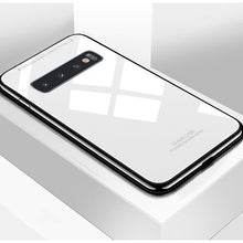 Load image into Gallery viewer, Galaxy S10 Plus Glass Hard Ultra High Protection Case- White
