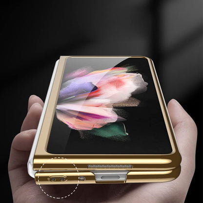 Galaxy Z Fold4 Lion Pattern Ultra High Protection Back Case
