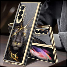 Load image into Gallery viewer, Galaxy Z Fold3 Lion Pattern Ultra High Protection Back Case
