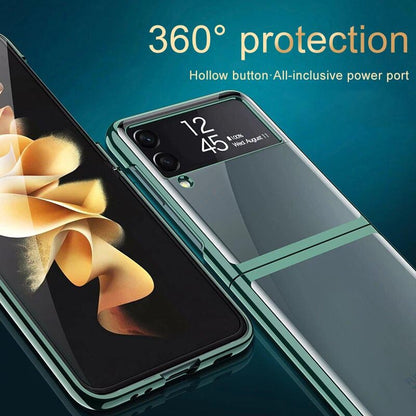 Galaxy Z Flip4 High Transparent Glitter Back Case