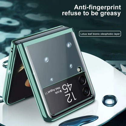 Galaxy Z Flip4 High Transparent Glitter Back Case