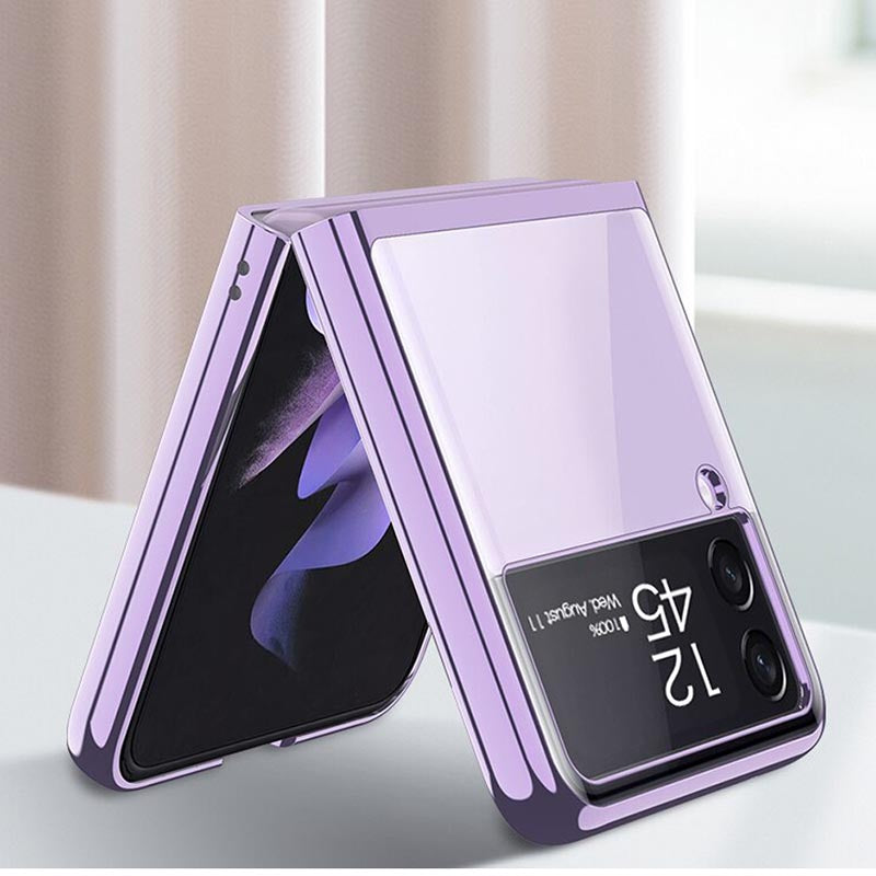Galaxy Z Flip4 High Transparent Glitter Back Case