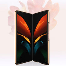 Load image into Gallery viewer, Galaxy Z Fold2 Premium Striped Glass Case- Black
