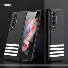 Load image into Gallery viewer, Galaxy Z Fold3 Ultra-Thin Hybrid Stripes H – Velvet Touch Case
