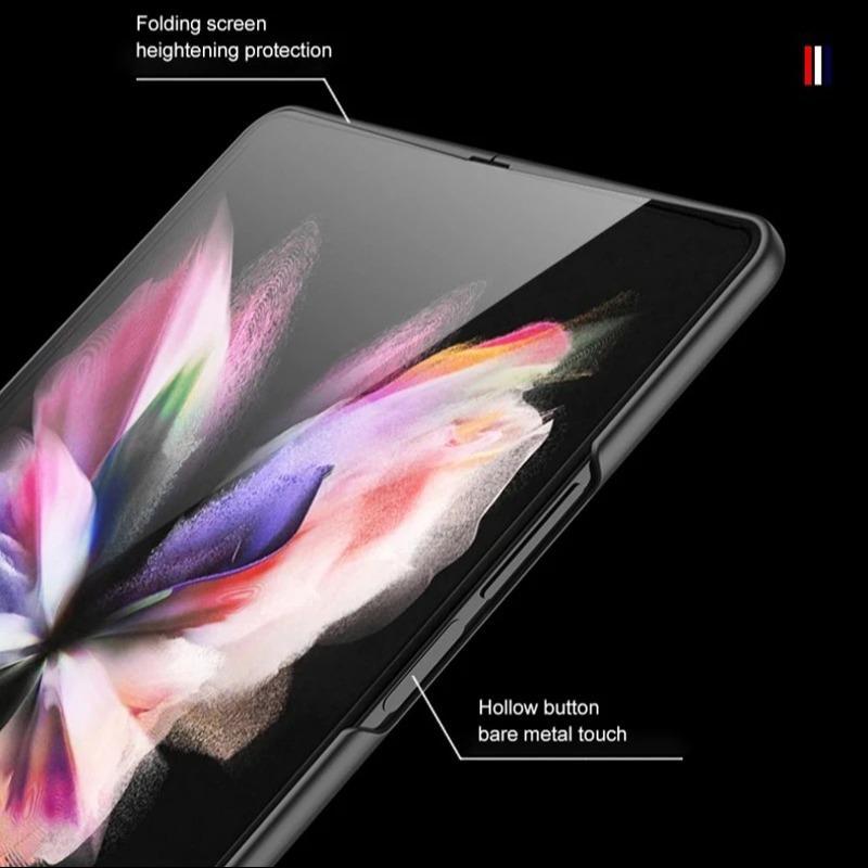 Galaxy Z Fold4 Ultra-Thin Hybrid Striped Matte Shell Case