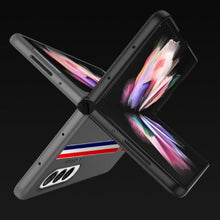 Load image into Gallery viewer, Galaxy Z Fold3 Ultra-Thin Hybrid Striped Matte Shell Case- Grey
