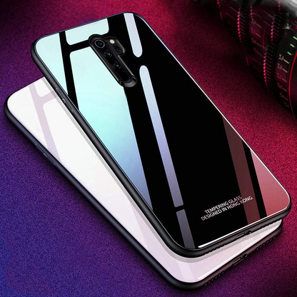Redmi Note 8 Pro Glass Hard Ultra High Protection Case - Black