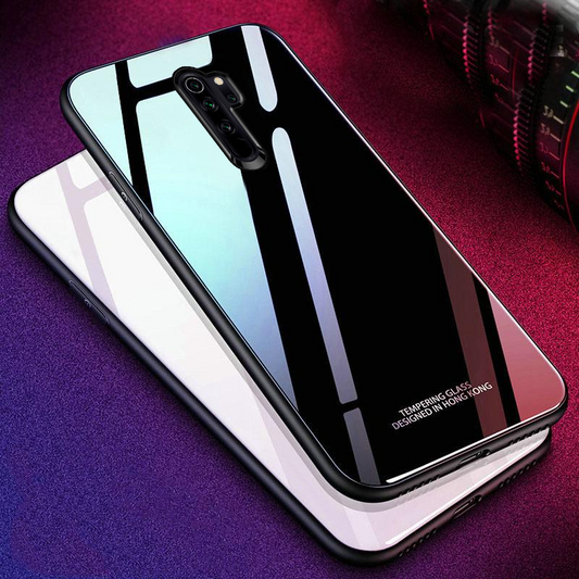 Redmi Note 8 Pro Glass Hard Ultra High Protection Case - Black