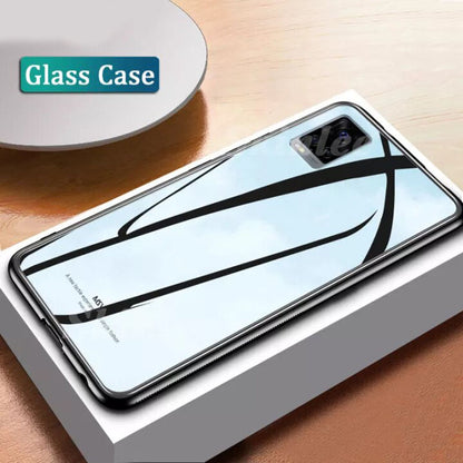Vivo V20 Glass Hard Ultra High Protection Case- Black