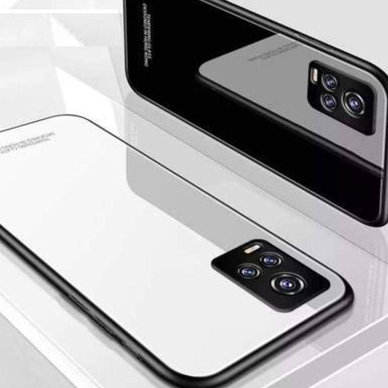 Vivo V20 Glass Hard Ultra High Protection Case- Black